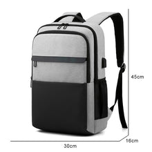 Load image into Gallery viewer, Backpack For Men Multifunctional Waterproof Bag USB Business Portable Laptop Rucksack Large Capacity Unisex Backbag 15.6 Inches
