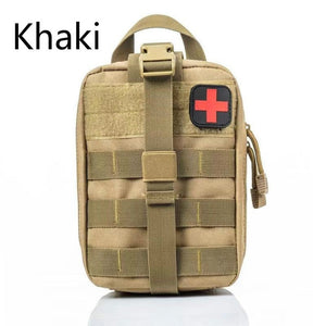 Aid Pouch First-Aid Kit Accessory Bag Tactical Waist Pack Multi-Purpose Outdoor Mountaineering Life-Saving Bag