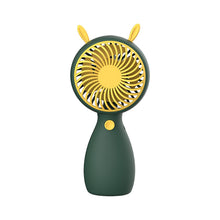 Load image into Gallery viewer, Portable Mini Fan USB Charging Handheld Cartoon Fan For Outdoor Creative Cute Mute Lanyard Desktop Small Cooling Conditioner Fan

