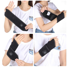 Load image into Gallery viewer, Magnetic Treatment Self-Heating Wrist Support Brace Wrap Heated Hand Warmer Compression Pain Relief Wristband Belt
