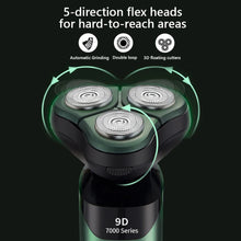Load image into Gallery viewer, 3D 4 in 1 Electric Shaver For Men Multi-Function Electric Shaver Razor USB Car Rechargeable Whole Body Washable Shavers
