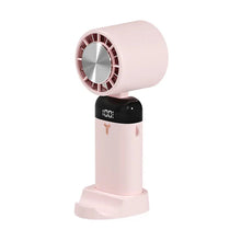 Load image into Gallery viewer, 3600mAh Mini Handheld Fan Portable Semiconductor Refrigeration Cooling Desktop Fan Folding Hanging Neck Air Cooler Outdoor
