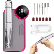 Load image into Gallery viewer, 35000RPM Nail Drill Machine Electric Nail Sander Rechargeable Manicure Machine Professional Milling Cutter For Gel Polishing
