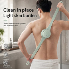 Load image into Gallery viewer, USB Waterproof Double Handle Electric Rotating Silicond Bath Brush Multi Functional Body Shower Cleaner with 4 Brush Heads
