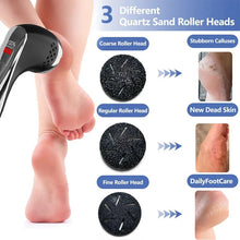 Load image into Gallery viewer, Electric Callus Remover for Feet Rechargeable Waterproof Foot Scrubber with Vacuum Electronic Foot File Pedicure Set with Head
