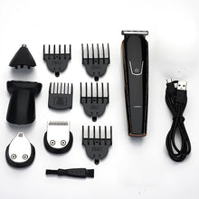 Load image into Gallery viewer, 5 In 1 USB Rechargeable Beard Nose Trimmer Electric Hair Clipper For Men Haircut Razor Face Body Groomer Shaving Cutting Machine
