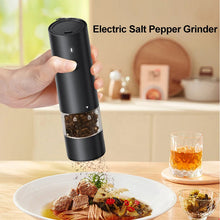 Load image into Gallery viewer, Electric Automatic Salt and Pepper Grinder USB Rechargeable Adjustable Coarseness Refillable Mill Kitchen Tools For BBQ Cooking
