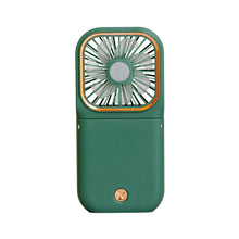 Load image into Gallery viewer, Mini Cooling Fan Foldable Neck Hanging Fan USB Adjustable Rechargeable Air Cooler Phone Holder 3 Gears Summer Cooling Fan Summer
