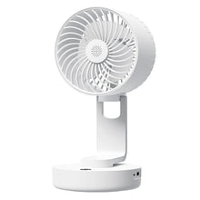 Load image into Gallery viewer, Cordless Electric Fan 4000mAh Portable Air Circulator Fan Desktop Wall Ceiling Air Cooling Cooler Quiet Oscillating Ventilator
