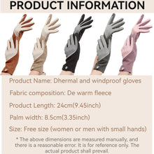 Load image into Gallery viewer, Cycling Warm Gloves Women Winter Skiing Bicycle Outdoor Sport Plush Mittens Soft Skin-friendly Windproof Waterproof Touchable
