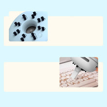 Load image into Gallery viewer, ﻿ Mini Desktop Vacuum Cleaner Portable Student Use Eraser Paper Pencil Shavings Keyboard Grey Electric Power Vacuum
