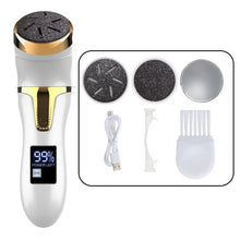 Load image into Gallery viewer, Rechargeable Electric Foot Rasp Electric Pedicure Foot Sander IPX7 Waterproof 2 Speeds to Eliminate Feet Dead Skin and Calluses
