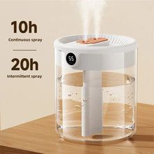 Load image into Gallery viewer, 2000ML Home Air Humidifier USB Dual Spray Ultrasonic Cool Mist Aroma Essential Oil Diffuser Humidifier LED Lamp
