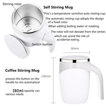 Load image into Gallery viewer, Automatic Stirring Magnetic Mug Rechargeable Model Stirring Coffee Cup Electric Stirring Cup Lazy Milkshake Rotating Cup
