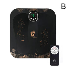 Load image into Gallery viewer, Portable EMS Silicond Foot Massager USB Charging Electric Massager Pad Muscle Stimulatior Black
