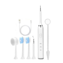 Load image into Gallery viewer, Newest 6in1 Electric Toothbrush Tooth Cleaner USB Rechargeable 3 Modes Sonic Dental Scaler High-frequency to Remove Tartar Stain
