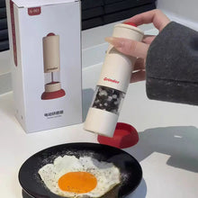 Load image into Gallery viewer, Electric Salt and Pepper Grinder Rechargeable Automatic Pepper Mill Grinder Adjustable Coarseness Shakers One-Hand Working RED
