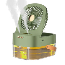 Load image into Gallery viewer, 2.5L Large-capacity Desktop Humidification Spray Fan Portable USB Household Large Wind Silent Humidifier
