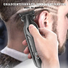 Load image into Gallery viewer, Professional Hair Trimmer 7500RPM Motor Barber Finish Machine Powder Metallurgy Ceramic Blade Salon Oil Head Hair Clipper
