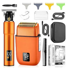 Load image into Gallery viewer, Men's Electric Shaver Multifunctional Whole Body Washing Hair Clipper Sets Digital Display Hairdresser Trimmer
