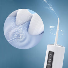 Load image into Gallery viewer, 230ML Foldable Oral Irrigator Dental Water Flosser USB Charging 3 Modes Portable Water Jet Irrigation Floss Tooth Cleaner 4 Tips
