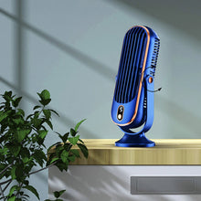 Load image into Gallery viewer, Air Cooling Fan USB Rechargeable 1800mAh Tower Table Fan 5 Speeds Refrigeration Air Conditioning Fan Brushless Motor LED Display

