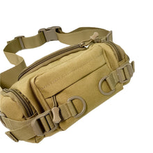 Load image into Gallery viewer, 1000D Waterproof Oxford Men's Belt Fanny Pack Shoulder Messenger Bag Tactical Chest Bags
