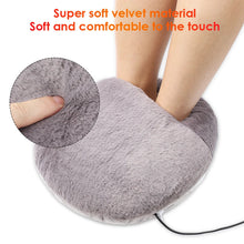 Load image into Gallery viewer, USB Foot Warmer Constant Temperature Heating Pad Soft Velvet Washable Winter Warm Foot Hand Warmer Heater for Home Office
