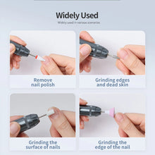 Load image into Gallery viewer, Professional Nails Electric Nail Polisher Drill Bits Grinding Polishing Dead Skin Removal Manicure Machine Art Sanding File Pen
