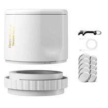 Load image into Gallery viewer, Mason Jar Vacuum Sealer Can Vacuum Seal Pump Kit Cordless Canning Vacuum Sealer Electric Automatic for Home Kitchen
