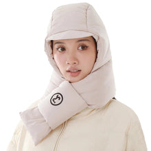 Load image into Gallery viewer, Winter Fleece Cap With Scarf Skiing Cycling Thermal Hat Outdoor Sports Windproof Warmth Neck Protect Motorcycle Helmet Unisex
