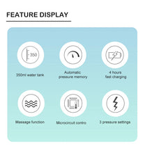 Load image into Gallery viewer, 5 Modes Oral Irrigator USB Rechargeable Water Floss Portable Dental Water Flosser Jet 350ml Irrigator Dental Teeth Cleaner
