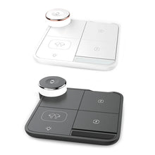 Load image into Gallery viewer, Convenient 4 In 1 Fast Wireless Charging Dock For Qi-Enabled Devices Earbuds Wireless Charger With LED Light
