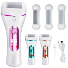 Load image into Gallery viewer, Electric Foot File Digital Display Electric USB Waterproof Washing and Grinding Pedicure To Remove Calluses and Dead Skin
