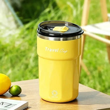 Load image into Gallery viewer, USB Rechargeable Self Stirring Coffee Mug with Ice Tray Portable Magnetic Mixing Cup Leak-proof Stainless Steel

