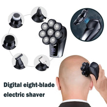 Load image into Gallery viewer, 8D Face Head Electric Shavers For Bald Men Electric Bald Head Shaver With Nose Hair Trimmer Upgrade Waterproof Rotary Shave
