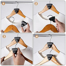 Load image into Gallery viewer, Clothes Hanger Connector Hooks Triangles Closet Extender Hangers Heavy Duty Space Saving Cascading Clothes Organizer
