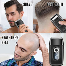 Load image into Gallery viewer, LCD Electric Mini Beard Shavers for Men's Face Cleaning and Straight Razor Bald Head Hair Trimmers Repair Sideburns Pocket Razor
