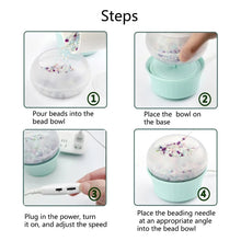 Load image into Gallery viewer, High Speed USB Bead Stringer Reverse Function Electric Bead Spinner for Crafts
