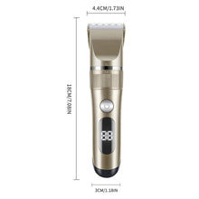 Load image into Gallery viewer, Professional Cat Dog Hair Clipper All Metal Rechargeable Pet Trimmer Cat Shaver Cutting Machine Puppy Grooming Haircut Low Noice
