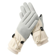 Load image into Gallery viewer, 1 Pair Women Winter Warm Gloves Touch Screen Fleece Lined Windproof Gloves Thicken Warm Snow Gloves for Outdoor Cycling Skiing
