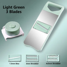 Load image into Gallery viewer, 6 in 1 Stainless Steel Multifunctional Safe Fruit Vegetable Slicer Cutter Shredders Carrot Grater Potato Peeler Chopper Kitchen
