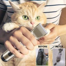 Load image into Gallery viewer, Professional Cat Dog Hair Clipper All Metal Rechargeable Pet Trimmer Cat Shaver Cutting Machine Puppy Grooming Haircut Low Noice

