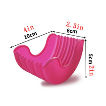 Load image into Gallery viewer, Adjustable 4Pcs Silicond Retractable Burger Fixed Box Hamburger Holder For 4 Inch Burger Buddy Reusable Clip Rack
