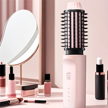Load image into Gallery viewer, 2-In-1 Smart Wireless Electric Comb For Straightening And Curling Hair, Large Capacity, Salon-Quality Accessory
