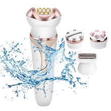 Load image into Gallery viewer, 4 IN 1 Painless Epilator Depilator For Lady Full Body Electric Hair Removal Shaver Foot File Callus Remover
