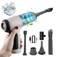 Load image into Gallery viewer, Car Vacuum Cleaner 26000PA Strong Suction Wireless Portable Vacuum Cleaner Dual Use Mini Handheld Cleaning for Car Home Desktop
