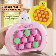 Load image into Gallery viewer, Pop Fidget Game Quick Push Bubble Game Handle Toy Anti-Stress Toys with LED Game Machine Relieve Stress Toys for Boys Girls Gift
