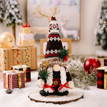 Load image into Gallery viewer, Christmas Decorations, Chrismtas Gnome Home Decoration Indoor, Handmade Christmas Gnome, Great For Table Decoration
