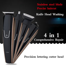 Load image into Gallery viewer, 5 In 1 USB Rechargeable Beard Nose Trimmer Electric Hair Clipper For Men Haircut Razor Face Body Groomer Shaving Cutting Machine
